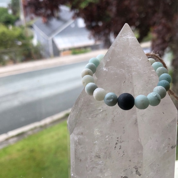 • CHILD [matte] Amazonite Shungite • - Picture 2 of 6